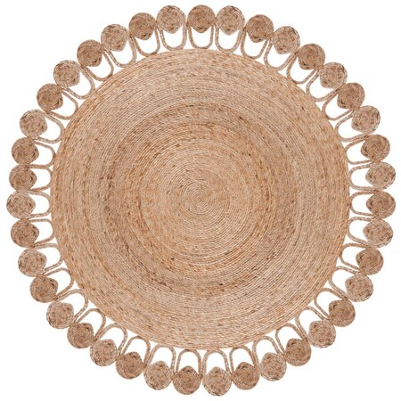 Safavieh 8 x 8 ft. Natural Fiber Hand Woven Round Area Rug, Natural NFB252A-8R